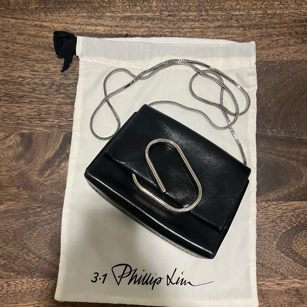 3.1 Phillip Lim's Micro Alix Bag Black with Silver